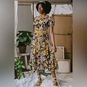 New with tag Celia b zipper in back tie at waist